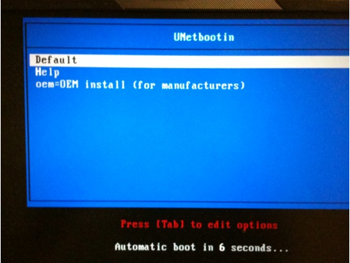 UNetBootin Boot Up