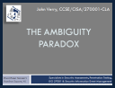 Ambiguity Paradox