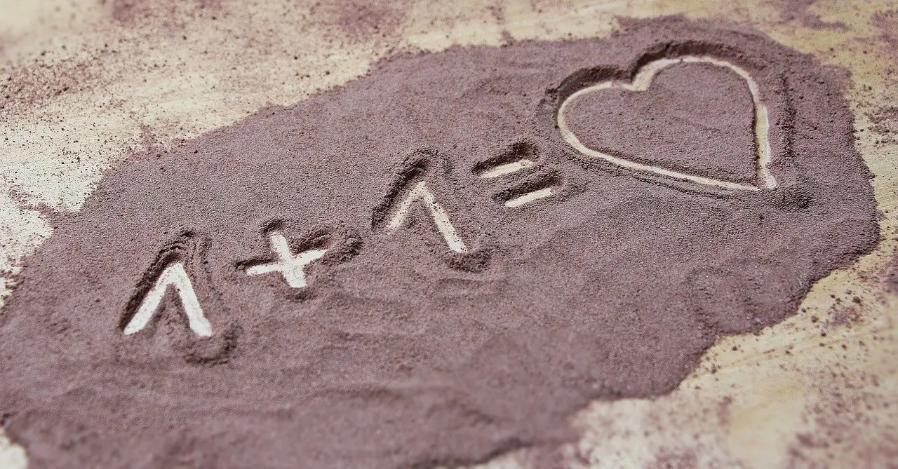 1 + 1 = 1 is written on pile of dirt