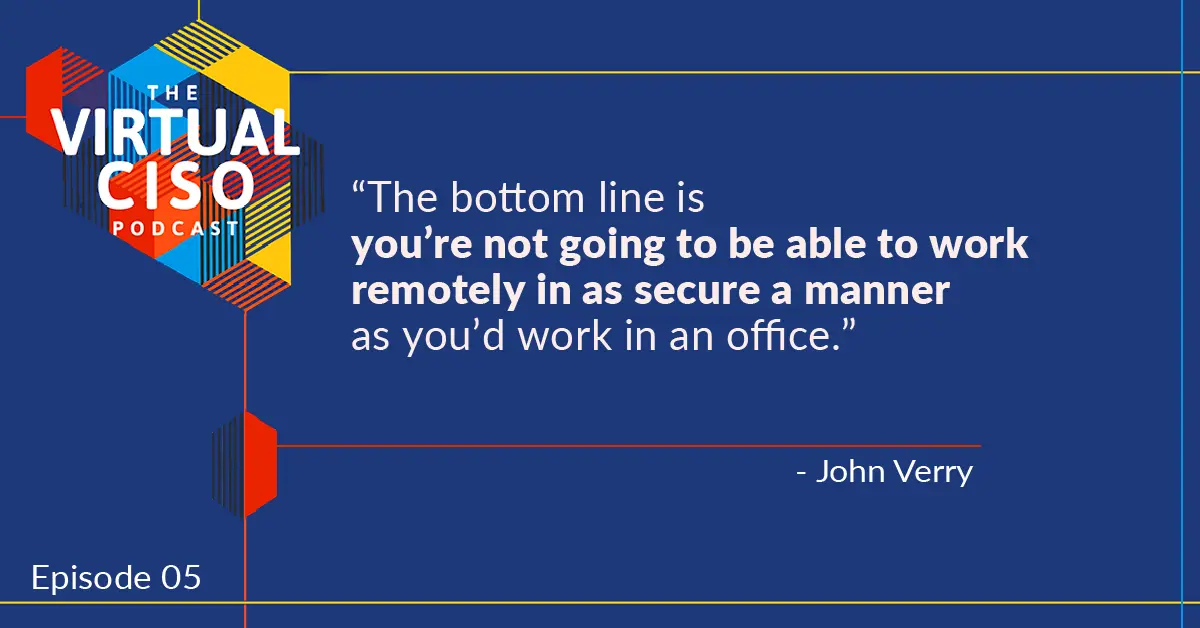 episode 5 of the virtual ciso podcast