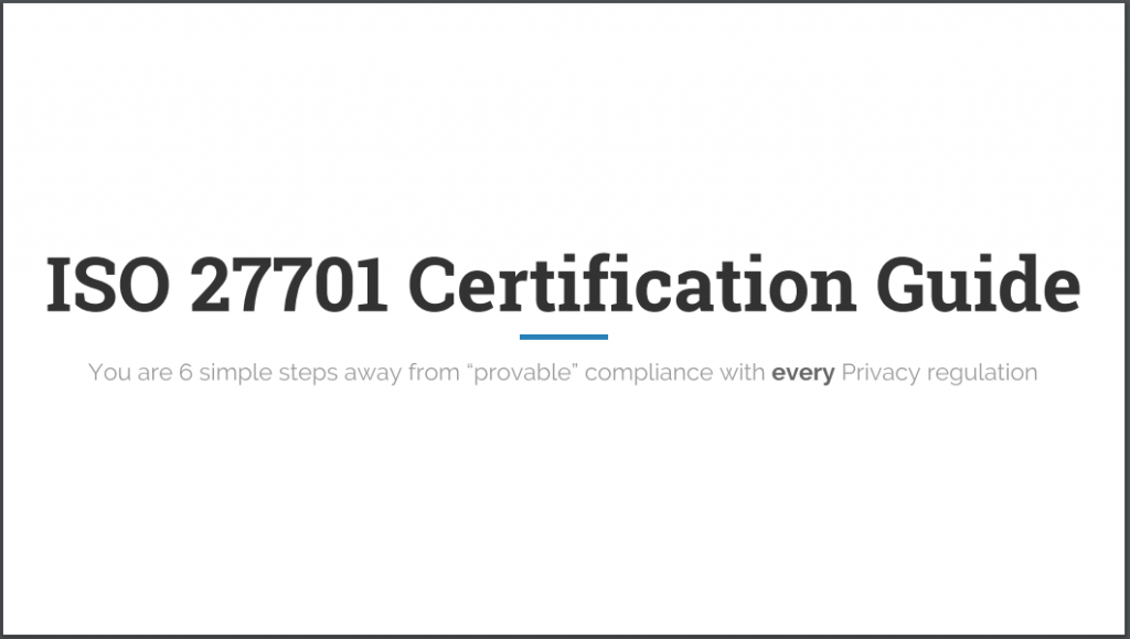 ISO 27701 Certification Guide