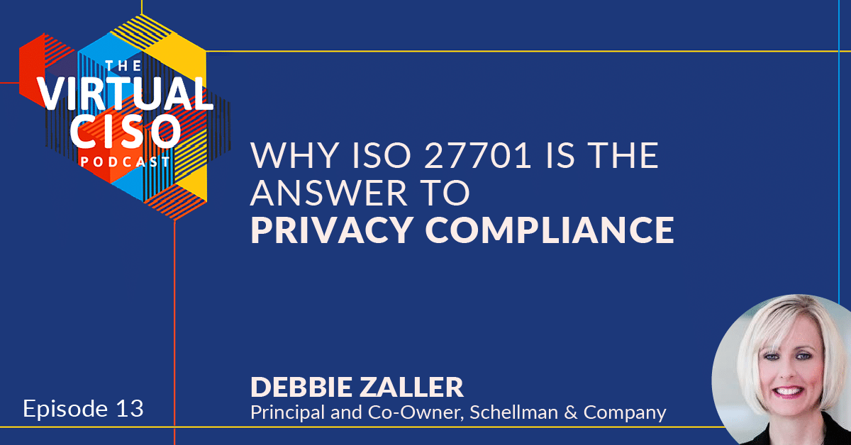 EP#13 – Debbie Zaller – Why ISO 27701 is the Answer to Privacy Compliance