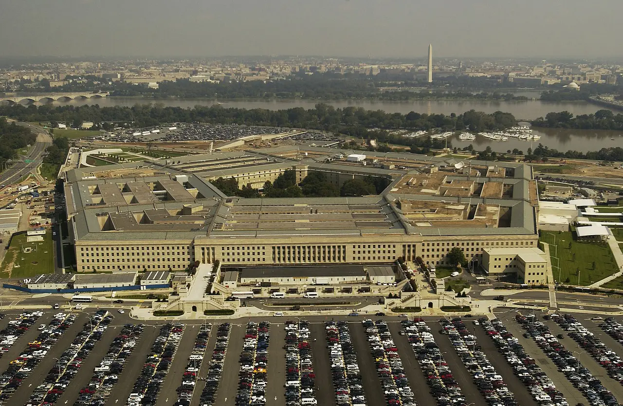 aerial view of the pentagon in washington d.c.