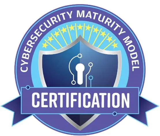 Cybersecurity maturity model certification (CMMC) badge