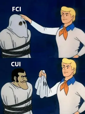 a cartoon of scooby doo putting his hand on a ghost 's head .