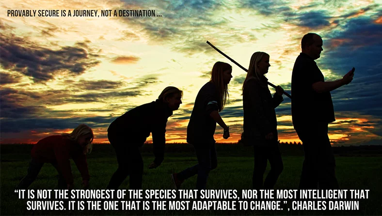 quote from charles darwin is on a poster
