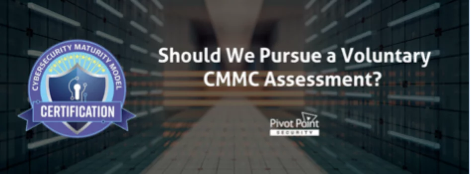 a cybersecurity maturity model certification is displayed