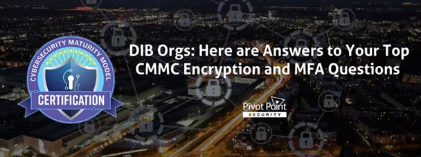 a cybersecurity maturity model certification sign with a city in the background