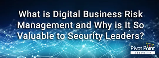 what is digital business risk management and why is it so valuable to security leaders Poster
