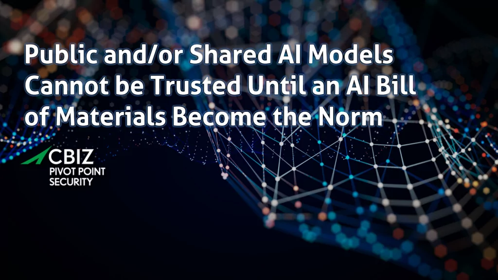 a blurred image of a sphere with the words public and / or shared ai models cannot be trusted