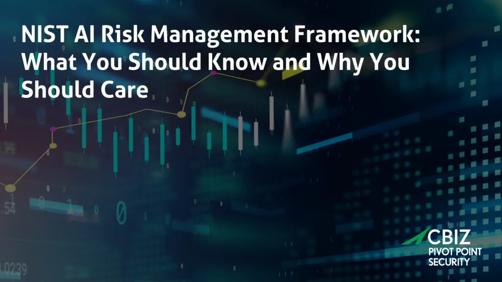 a poster titled nist ai risk management framework what you should know and why you should care