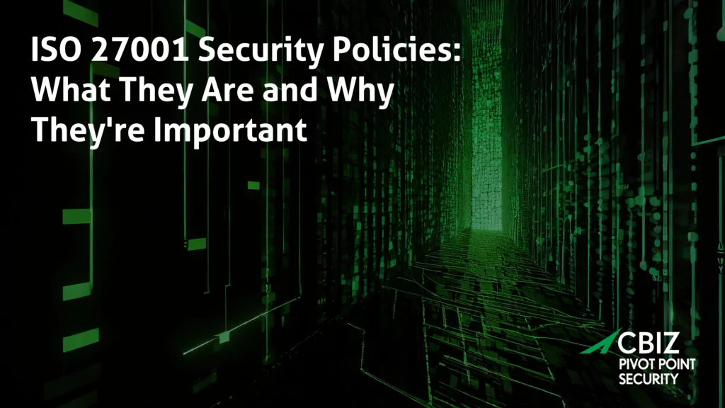 iso 27001 security policies blog graphic