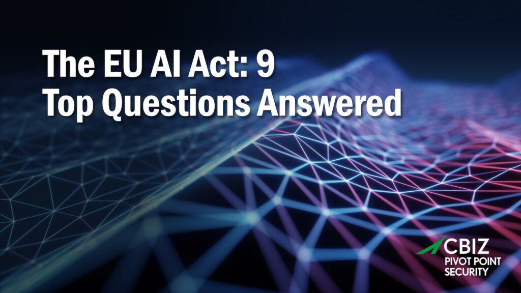 the eu ai act 9 top questions answered poster