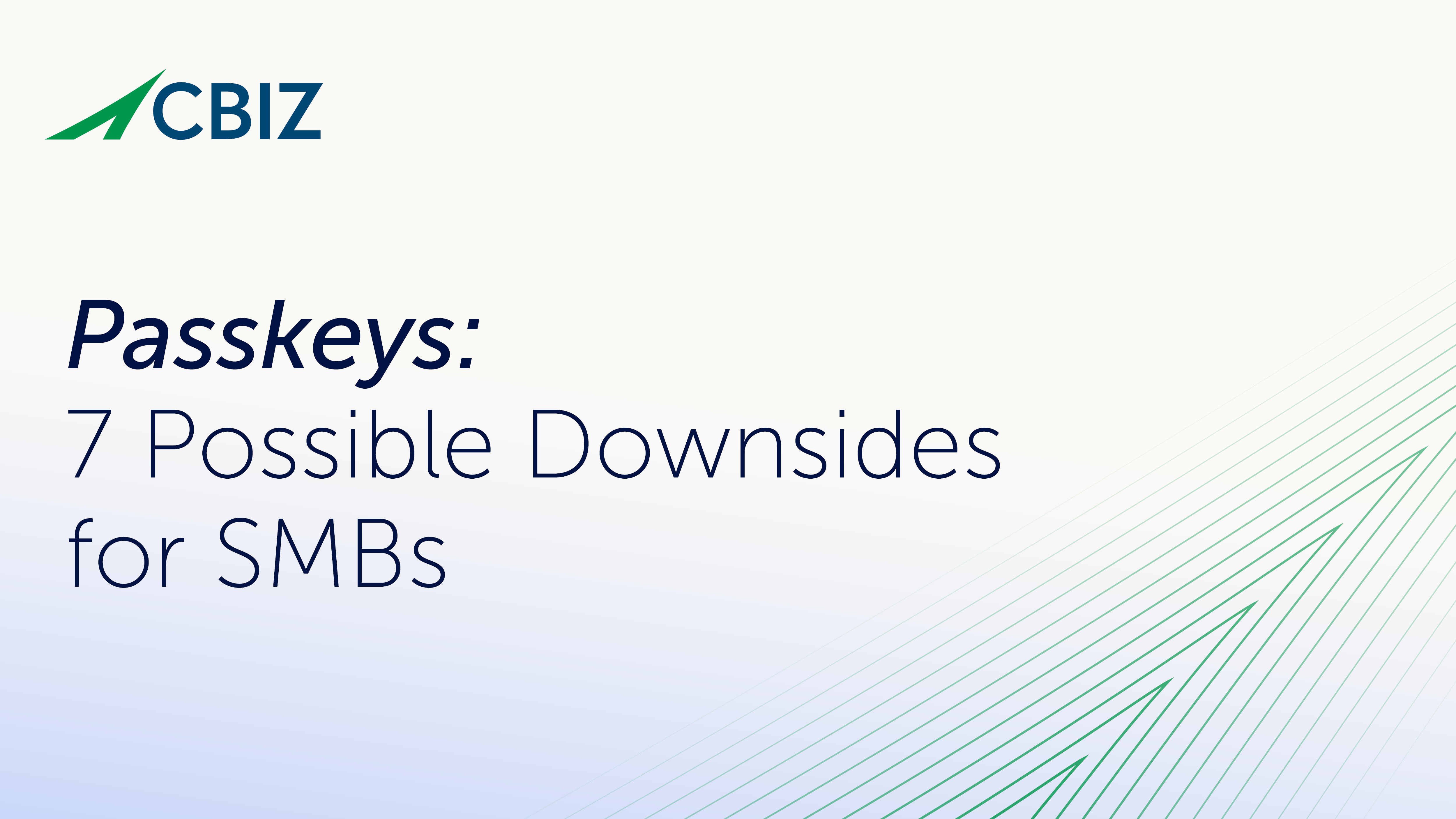PPS Blog Passkey Possible Downsides