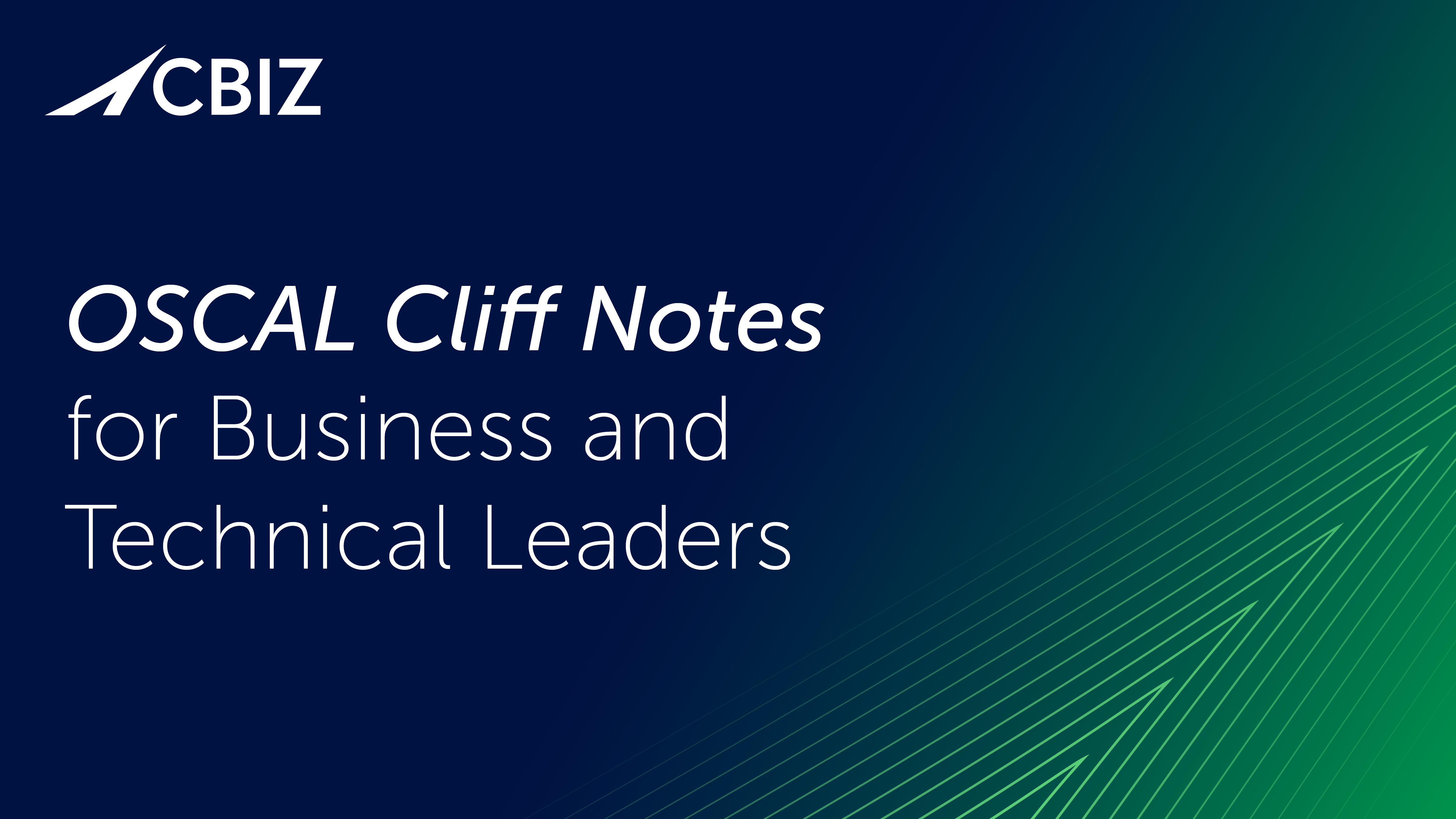 EP Post OSCAL Cliff Notes